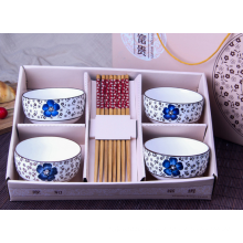 Porcelain bowl set,rice bowl with gift box,ceramic serving bowl.